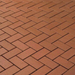 Брусчатка Клинкерная Тротуарная, 230x113x40мм, Бордо, Экоклинкер