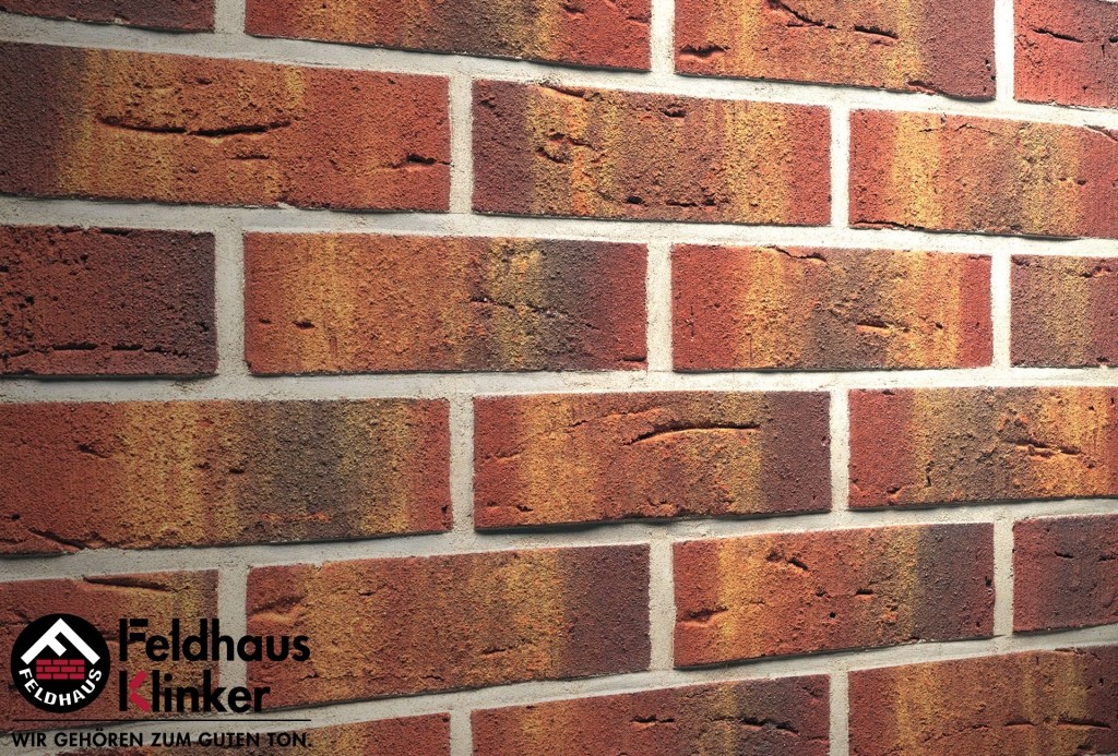 Клинкерный Кирпич K328 Carmesi Multi Vascu, Feldhaus Klinker