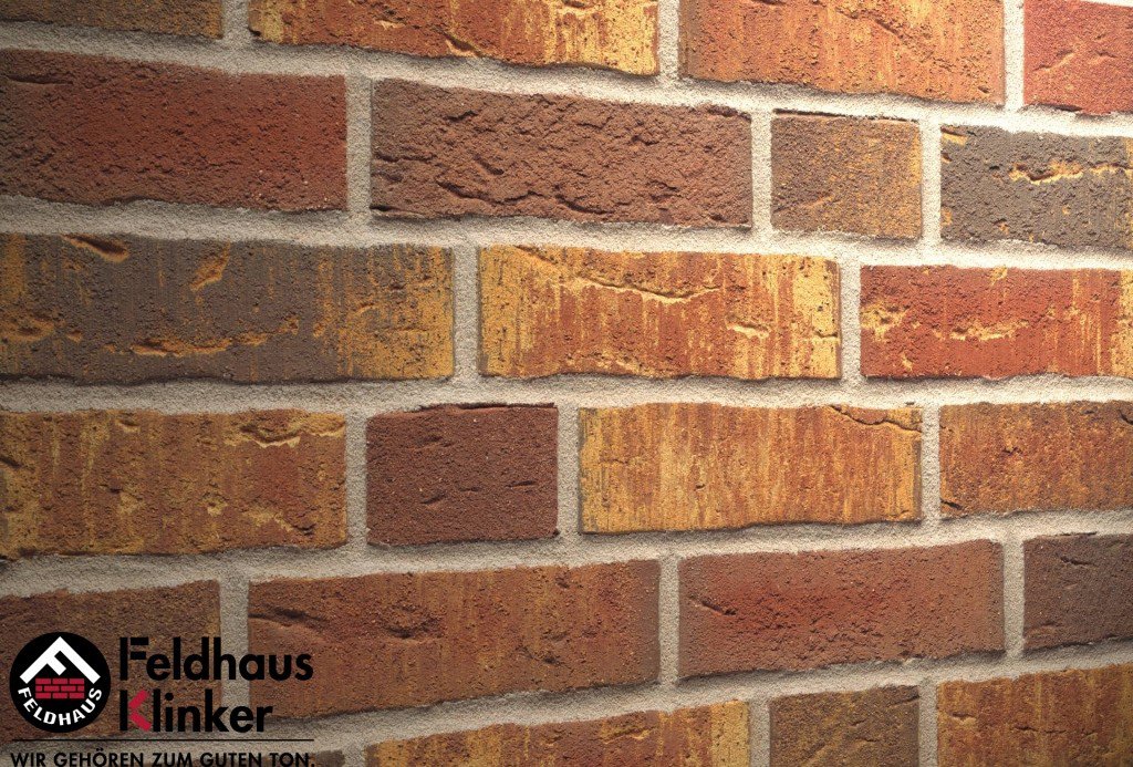 Клинкер Ручная Формовка K686 Sintra Ardor Calino, Feldhaus Klinker