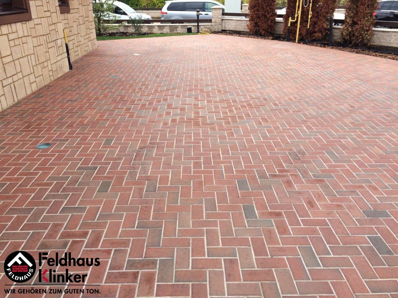 Тротуарная Плитка (брусчатка) Feldhaus P403skf Gala Flamea, 200*100*40 Мм