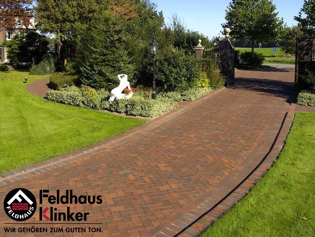 Тротуарная Плитка (брусчатка) Feldhaus P403skf Gala Flamea, 200*100*40 Мм