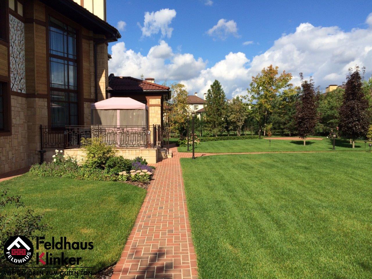 Тротуарная Плитка (брусчатка) Feldhaus P403skf Gala Flamea, 200*100*40 Мм